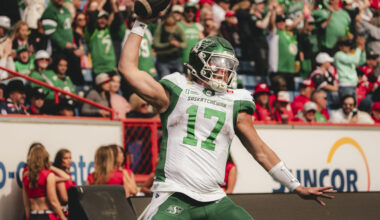 Tommy Stevens feels right at home in the end zone