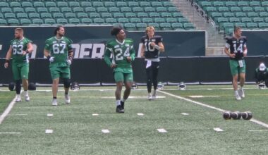 Running back A.J. Ouellette out as Riders prepare to take on Argos at Mosaic Stadium