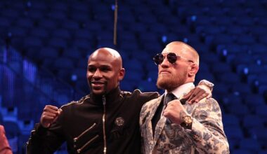 Conor McGregor mocks Floyd Mayweather ahead of UFC return