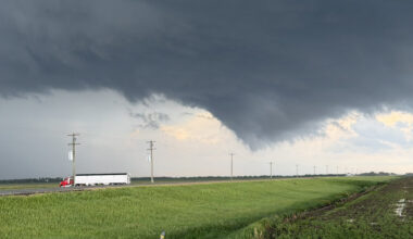 Tornado spotted near St. Pierre as weather system moves northeast