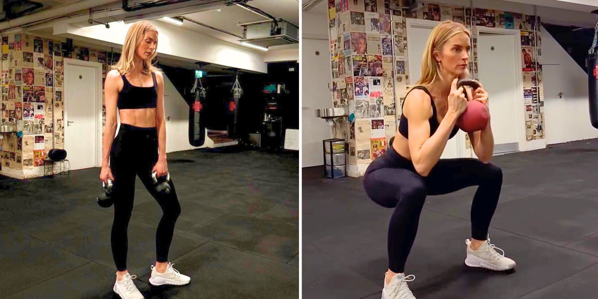 Frida Redknapp, 44, does this 6-move gym workout for max leg and bone strength – how to do it