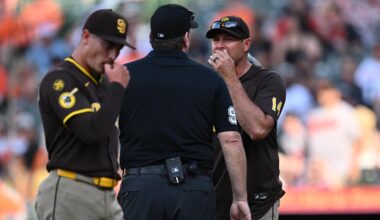 Padres' Ron Marinaccio, Craig Stammen Suspended by MLB After Gunnar Henderson HBP in Orioles Game