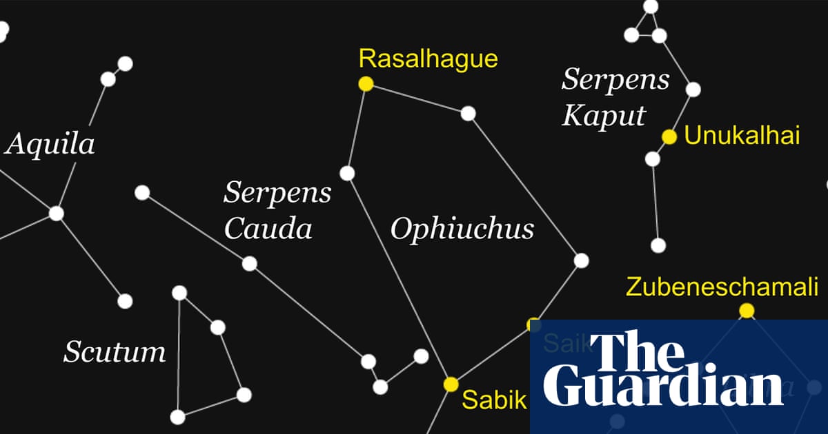 Starwatch: Ophiuchus the serpent bearer, straddling the celestial equator | Space