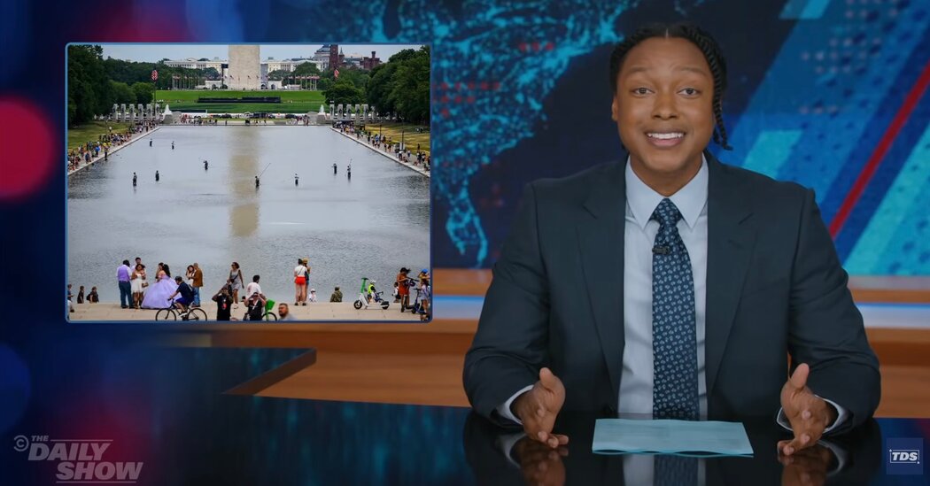 Josh Johnson Muses on the Lincoln Memorial Reflecting Pool