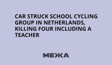 Car struck school cycling group in Netherlands, killing four including a teacher | Ukraine news