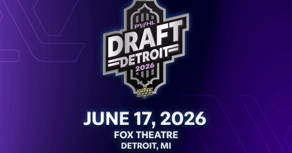 PWHL ANNOUNCES 2026 DRAFT ORDER OF SELECTION | PWHL