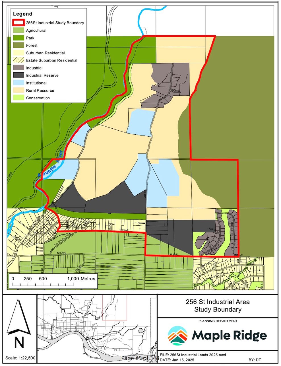256 Street Industrial Area Plan Maple Ridge