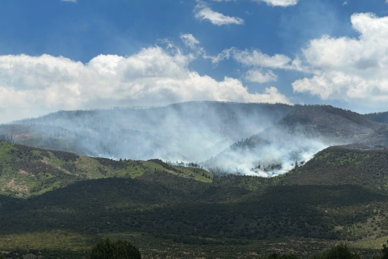 The Cottonwood Fire near Beaver, Utah.