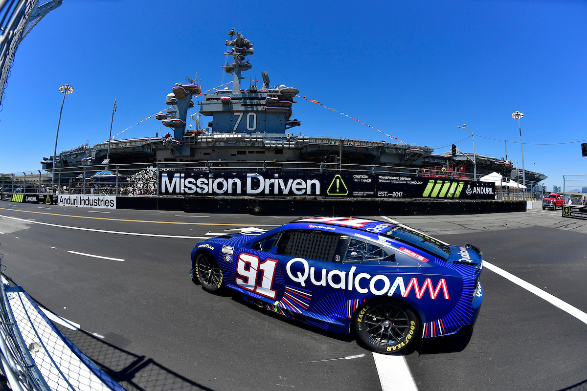 Credit: #91: Kevin Magnussen, Trackhouse Racing, Qualcomm Chevrolet Camaro