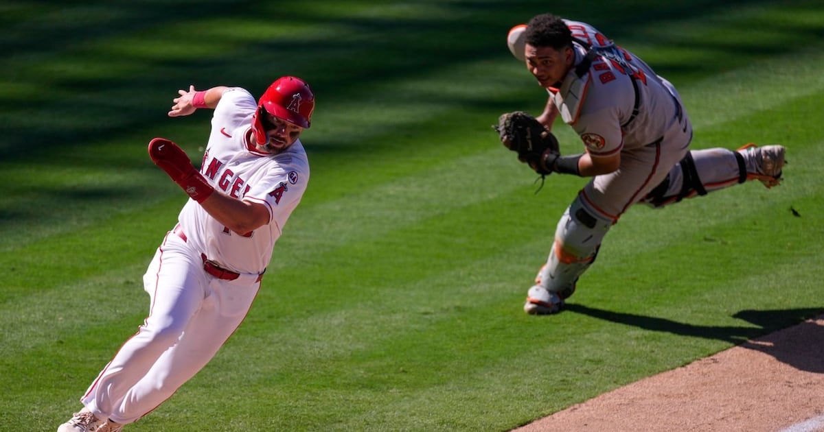 Logan O'Hoppe's 10th inning single drives in winning run as Angels rally over Orioles