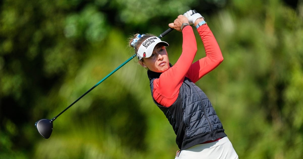 Nelly Korda seizes share of 3rd-round lead at U.S. Women's Open with late birdie spree