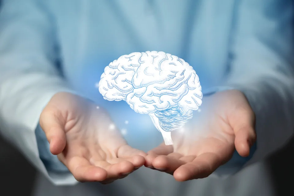 Brain issues medical concept. Photo of female doctor, empty space. There is no cure for ALS, but researchers are optimistic. (Getty)