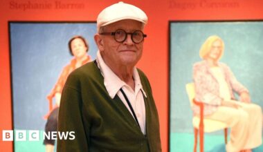 Tributes paid to David Hockney, a 'giant' and 'true icon' of British art - BBC