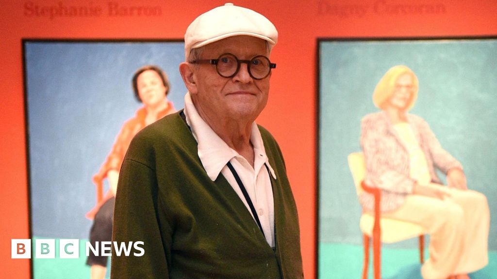 Tributes paid to David Hockney, a 'giant' and 'true icon' of British art - BBC