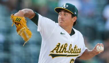 Gage Jump spins gem and A's score 5 in 1st to beat Angels after Mike Trout lands on injured list