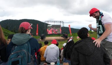 Soccer meets nature at Vancouver mountaintop watch party