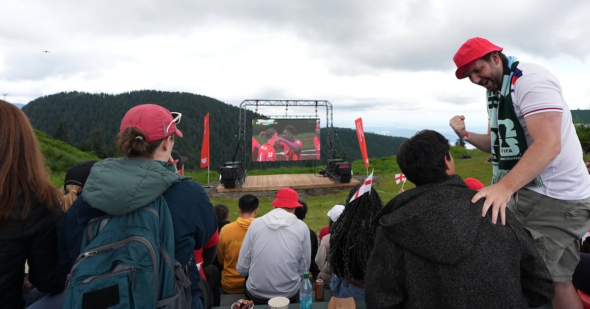 Soccer meets nature at Vancouver mountaintop watch party