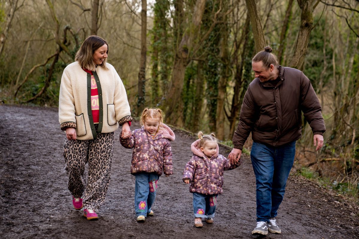 Holly Richardson with her family