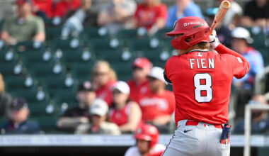 The Washington Nationals have turned Gavin Fien into an outfielder