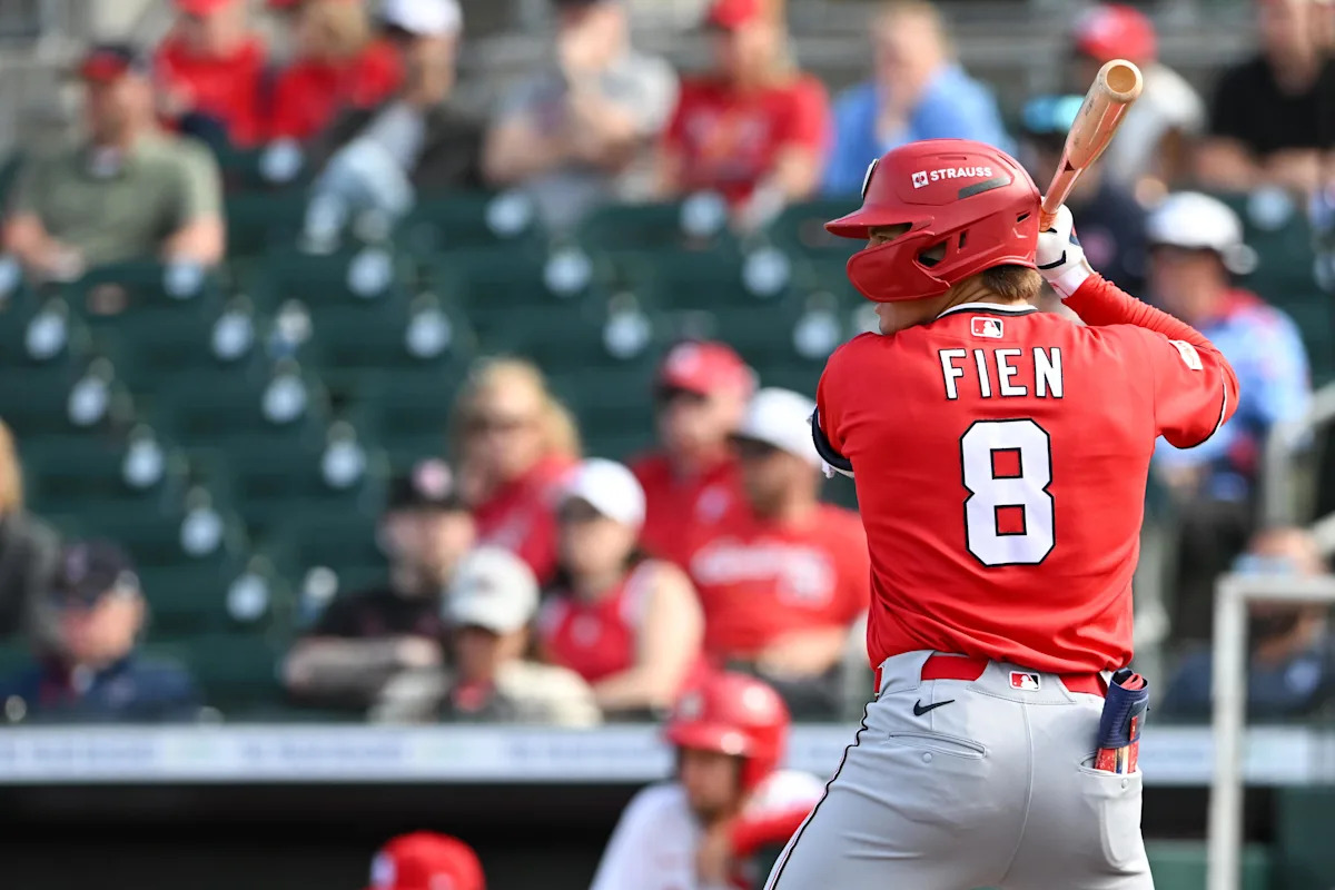 The Washington Nationals have turned Gavin Fien into an outfielder