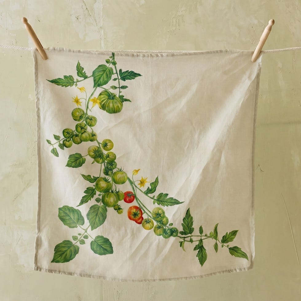 Tomato Verte Linen Napkin