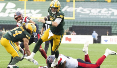 Rankin rolls through Alouettes as Edmonton Elks end Davis' dominance