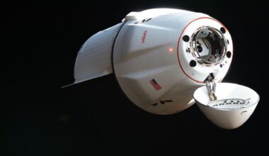 The SpaceX Dragon cargo spacecraft supporting the company’s 34th commercial resupply services mission for NASA approaches the International Space Station on May 17, 2026, carrying nearly 6,500 pounds of food, supplies, and equipment for the Expedition 74 crew.