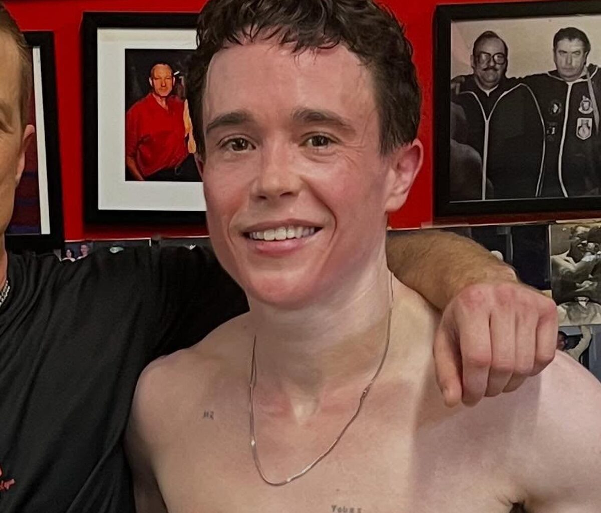 Elliot Page Shares Ripped Abs Photo, Boxing Video