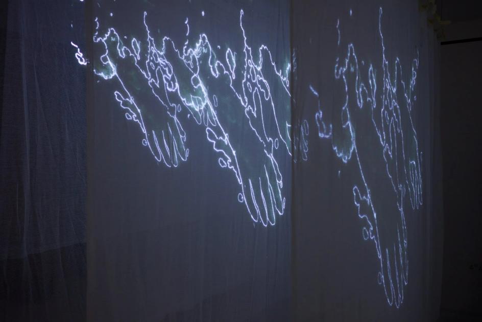 Installation shot from Sleepwalking, 2025