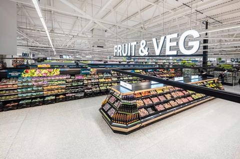 asda aisle fruit veg fresh