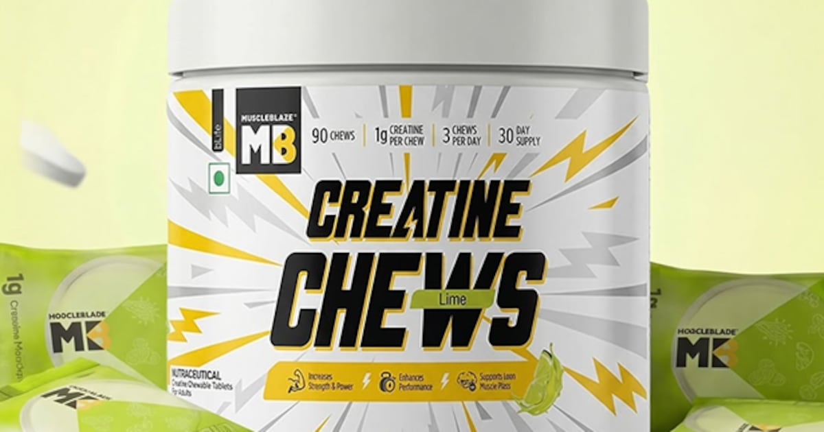 Creatine chews: MuscleBlaze’s new launch to capture lifestyle, cognitive users