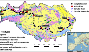Geological, land use and biological influences on carbon cycling and CO2 degassing in the Danube River