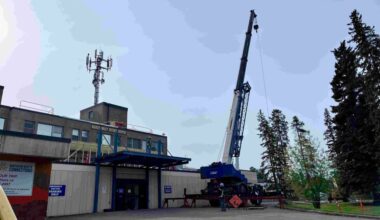 Ongoing construction at Bulkley Valley District Hospital. (Marisca Bakker/The Interior News)