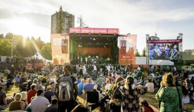 The stage at Surrey Fusion Festival, held annually at Holland Park in mid-July. (File photo: City of Surrey)