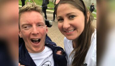 Brenden Parker and Marcia McNaughton are seen in this undated image. McNaughton is helping to organize the 2026 return of Brenden&rsquo;s Ride, a charity endeavour raising funds to help kids go to camp. (Photo submitted to Cloverdale Reporter/Marcia McNaughton)