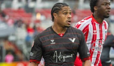 Vancouver FC held on for a 2-1 win over Atlético Ottawa Friday night at home in The Stadium at Langley Events Centre. (Special to Langley Advance Times)