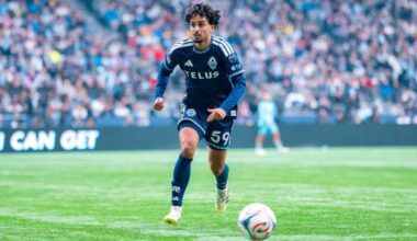 Surrey-raised Jeevan Badwal in action with Vancouver Whitecaps FC on March 15, 2026 at BC Place Stadium. (Bob Frid/Contributed to Surrey Now-Leader)