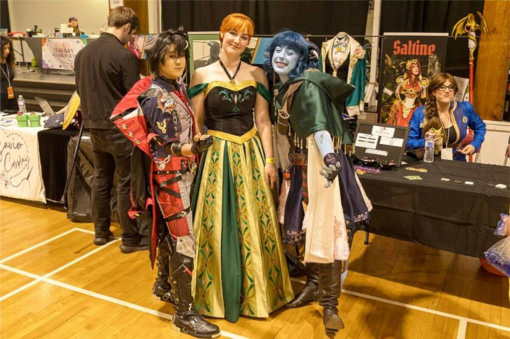 Cosplayers pose for the camera during Collector Con 2024 held in Shannon Hall. This year&rsquo;s event returns June 12-13 on the Cloverdale Fairgrounds. (Photo: Jason Sveinson/Cloverdale Reporter)