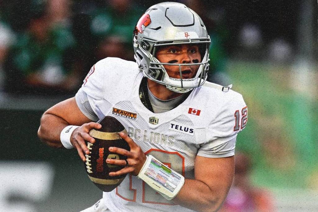 Nathan Rourke. (https://x.com/BCLions)