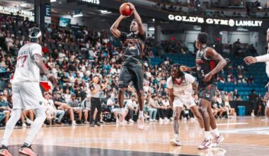 Vancouver Bandits avenged an earlier loss with a 104-95 victory over the Ottawa BlackJacks Saturday night on Envision Financial Court at Langley Events Centre. (Special to Langley Advance Times)