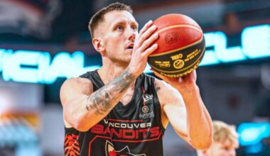 Vancouver Bandits announced Sunday that the reigning Canadian Elite Basketball League (CEBL) Most Valuable Player Mitch Creek has re-signed with the club and will suit up on Monday, June 15 at home against the Scarborough Shooting Stars. (Bandits/Special to Langley Advance Times)