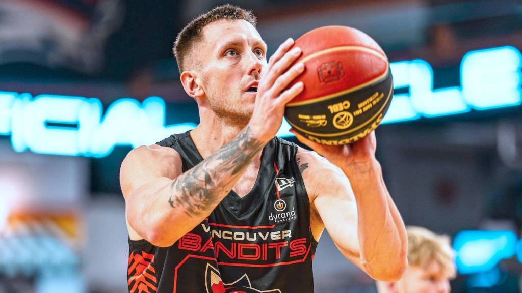 Vancouver Bandits announced Sunday that the reigning Canadian Elite Basketball League (CEBL) Most Valuable Player Mitch Creek has re-signed with the club and will suit up on Monday, June 15 at home against the Scarborough Shooting Stars. (Bandits/Special to Langley Advance Times)