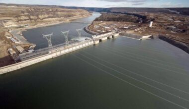 The Site C Dam pictured on Nov. 6, 2024. Site C was the last major dam project in B.C. (Photo courtesy BC Hydro)