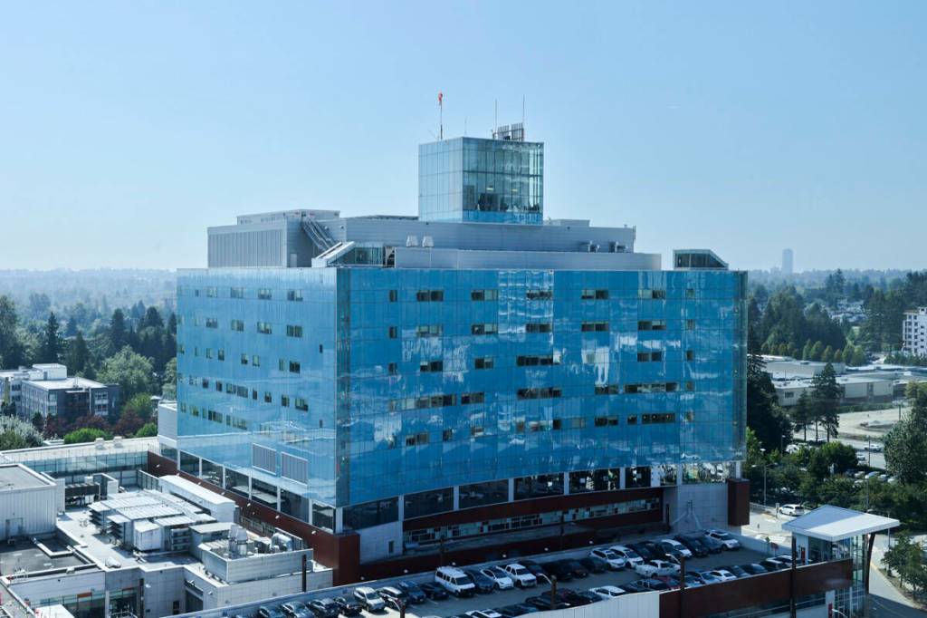 Surrey Memorial Hospital on Sept. 11, 2025. (Anna Burns/ Surrey Now-Leader file)
