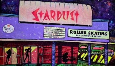 Mark Prosser&rsquo;s painting of the old Stardust roller rink in Surrey. (Contributed to Surrey Now-Leader)