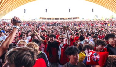 Soccer fans at FIFA Fan Festival Vancouver on Friday, June 12, 2026. (Contributed/FIFA Fan Festival Vancouver photo)