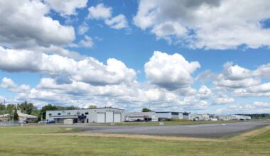 Langley&rsquo;s Jim Orlowski was captivated by the clouds floating atop the Langley Regional Airport during one of his recent walks through the Derek Doubleday Arboretum. &ldquo;Nice view from another magical spot,&rdquo; he said, when sharing this picture. (Special to Langley Advance Times)