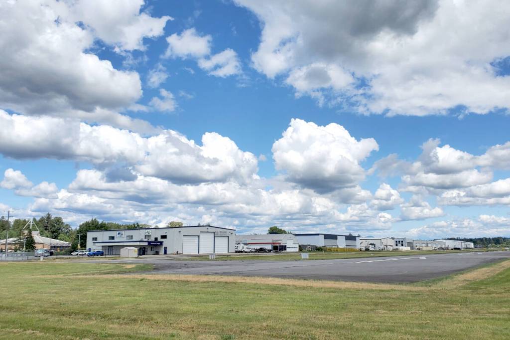 Langley&rsquo;s Jim Orlowski was captivated by the clouds floating atop the Langley Regional Airport during one of his recent walks through the Derek Doubleday Arboretum. &ldquo;Nice view from another magical spot,&rdquo; he said, when sharing this picture. (Special to Langley Advance Times)