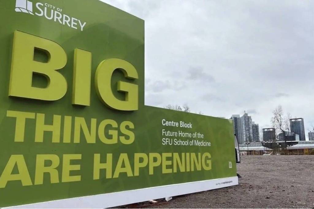 One of seven signs Linda Annis characterizes as &ldquo;billboards-for-Brenda.&rdquo; (Photo: surrey.ca)