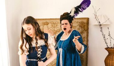 Tori Kazemir as Ella, left, and Gina Geoghegan as Madame in Rodgers & Hammerstein&rsquo;s &ldquo;Cinderella&rdquo; staged by Fraser Valley Musical Theatre at Surrey Arts Centre from June 26 to July 5, 2026. (Contributed to Surrey Now-Leader)